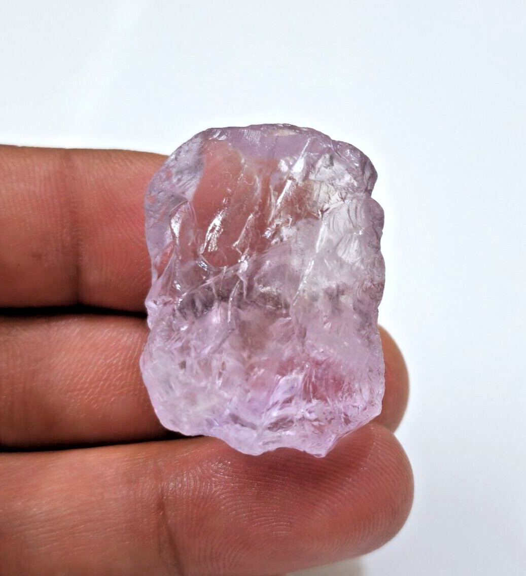 Terrific Raw 109 Crt Pink Amethyst Rough Rare Loose Gemstone For Making Jewelry