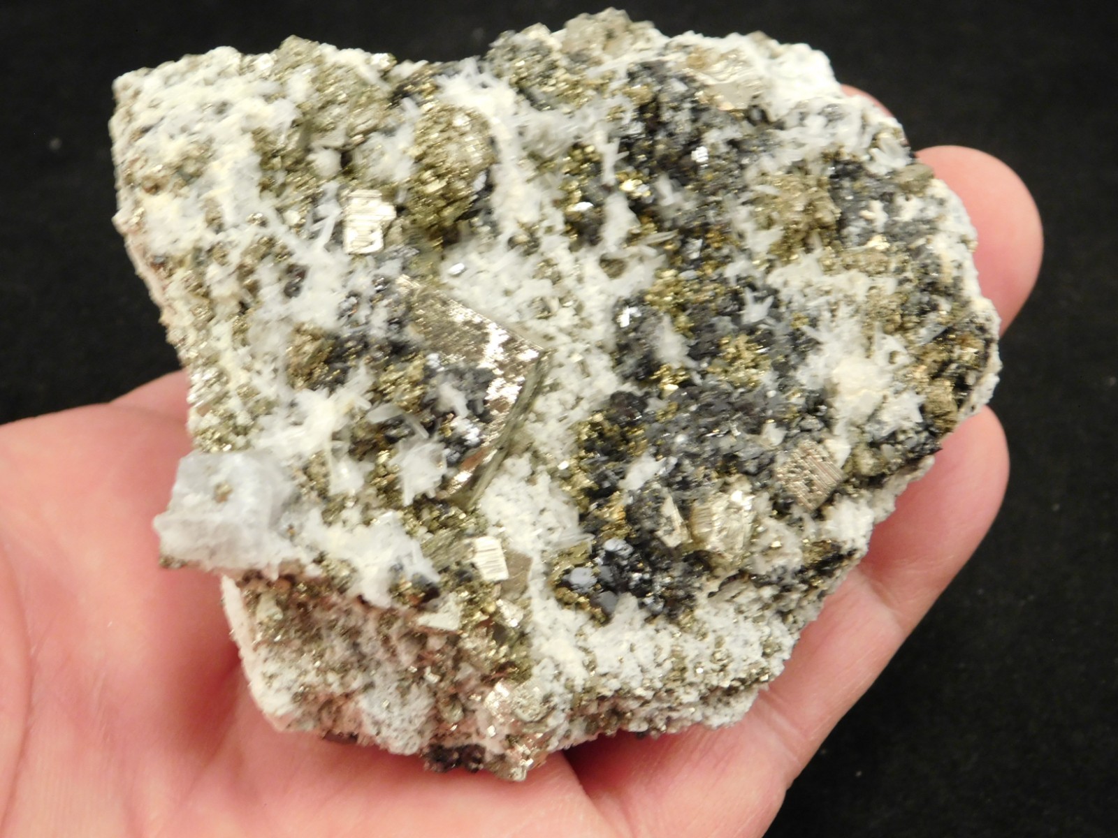 Larger! PYRITE Crystal CUBE Cluster with Druzy Quartz From Peru 314gr
