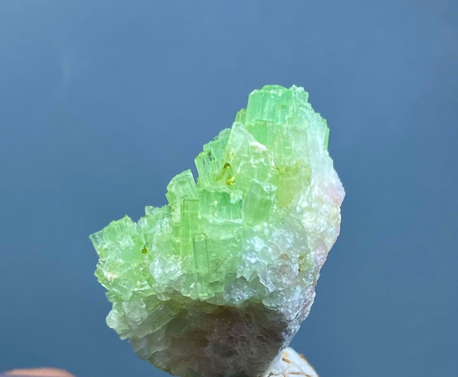 Beautiful Natural Tourmaline Bunch Crystal Specimen Afghanistan 61 Carats
