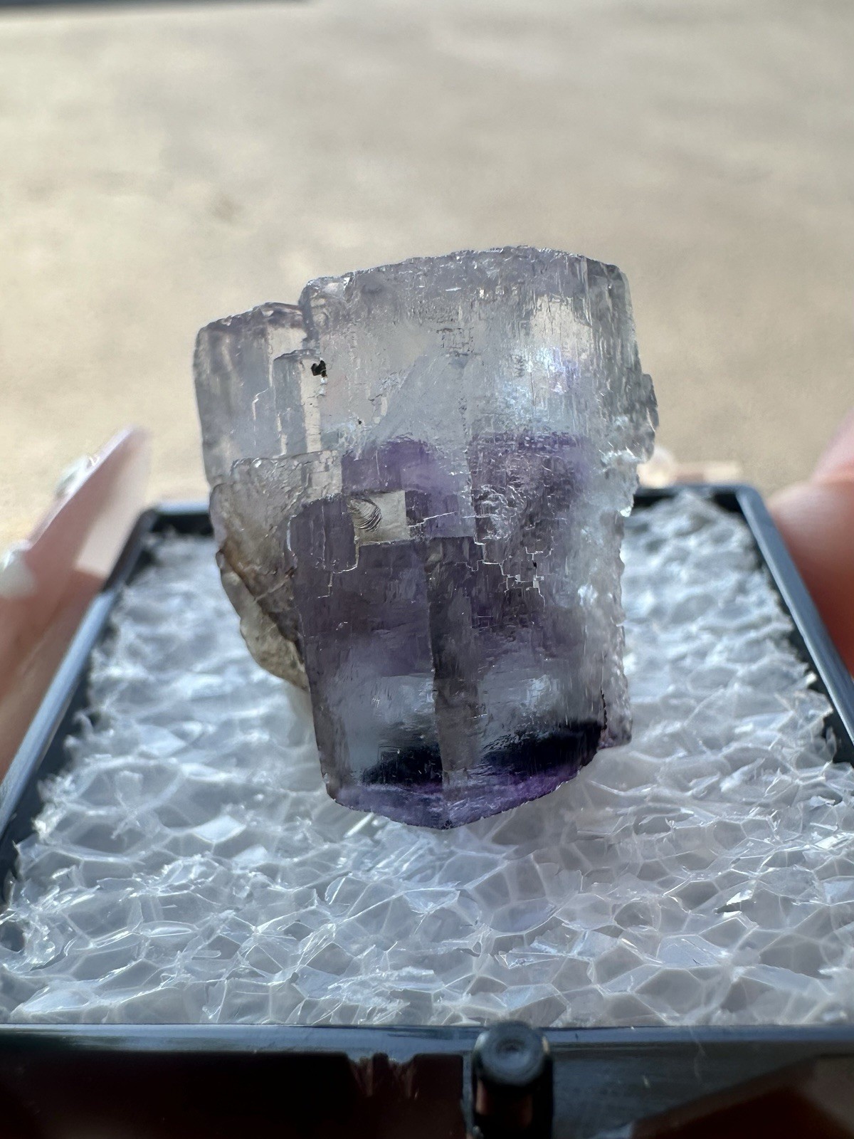 Etched Purple And Blue Fluorite, Minerva No. 1, Illinois