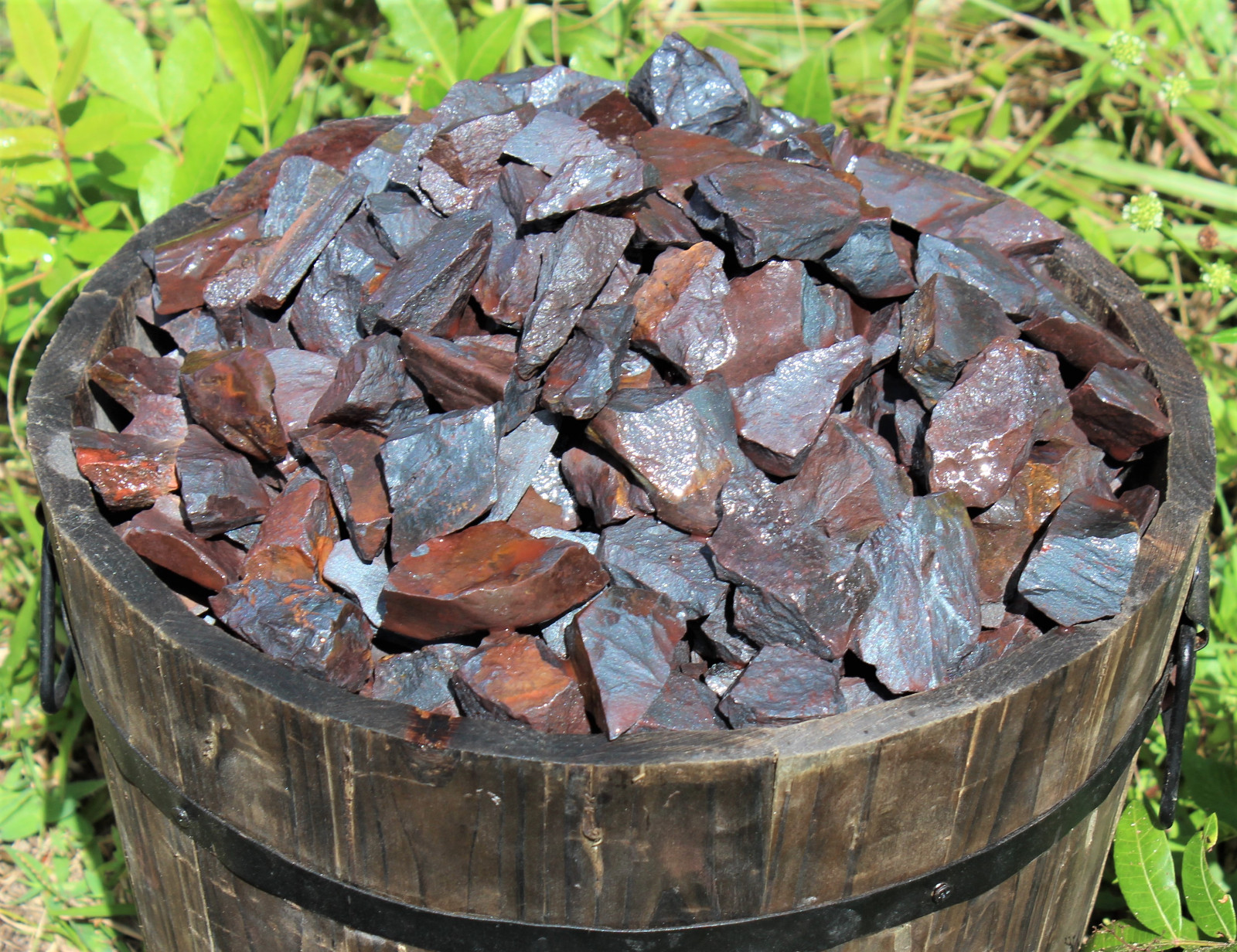 HUGE Bulk 5 lb Lot of Natural Rough Hematite (Raw Rocks Cabbing Crystals)