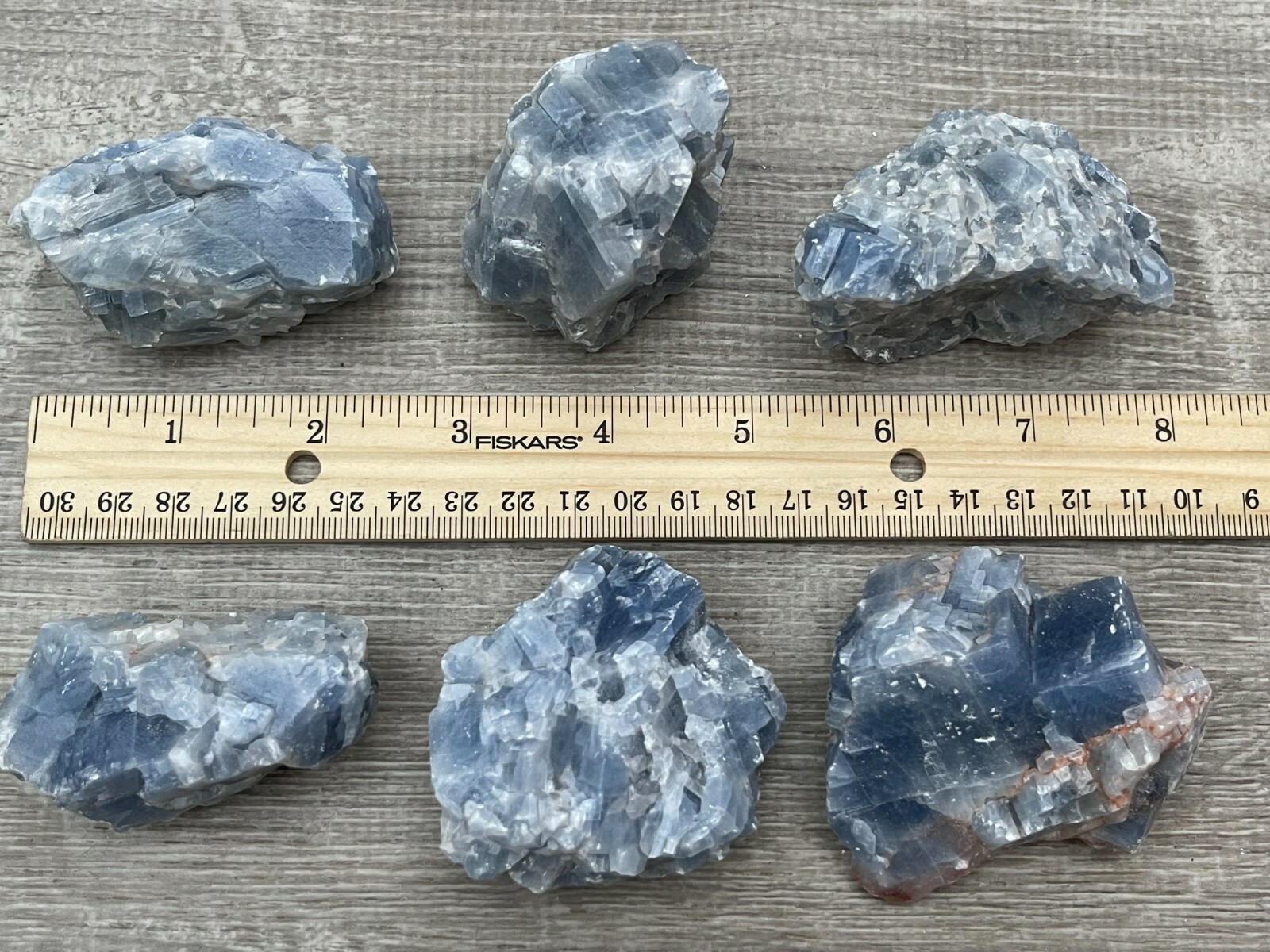 Grade A+ Large Blue Calcite Rough Natural, 2-3″ Blue Calcite, Wholesale Bulk Lot