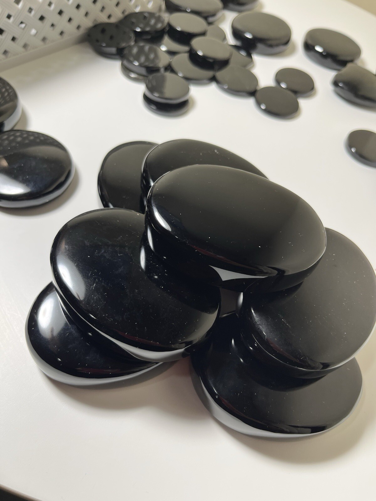 Gold and Black Obsdian Stone: Hot Stones for Massages,Spheres,Bracelets!!!