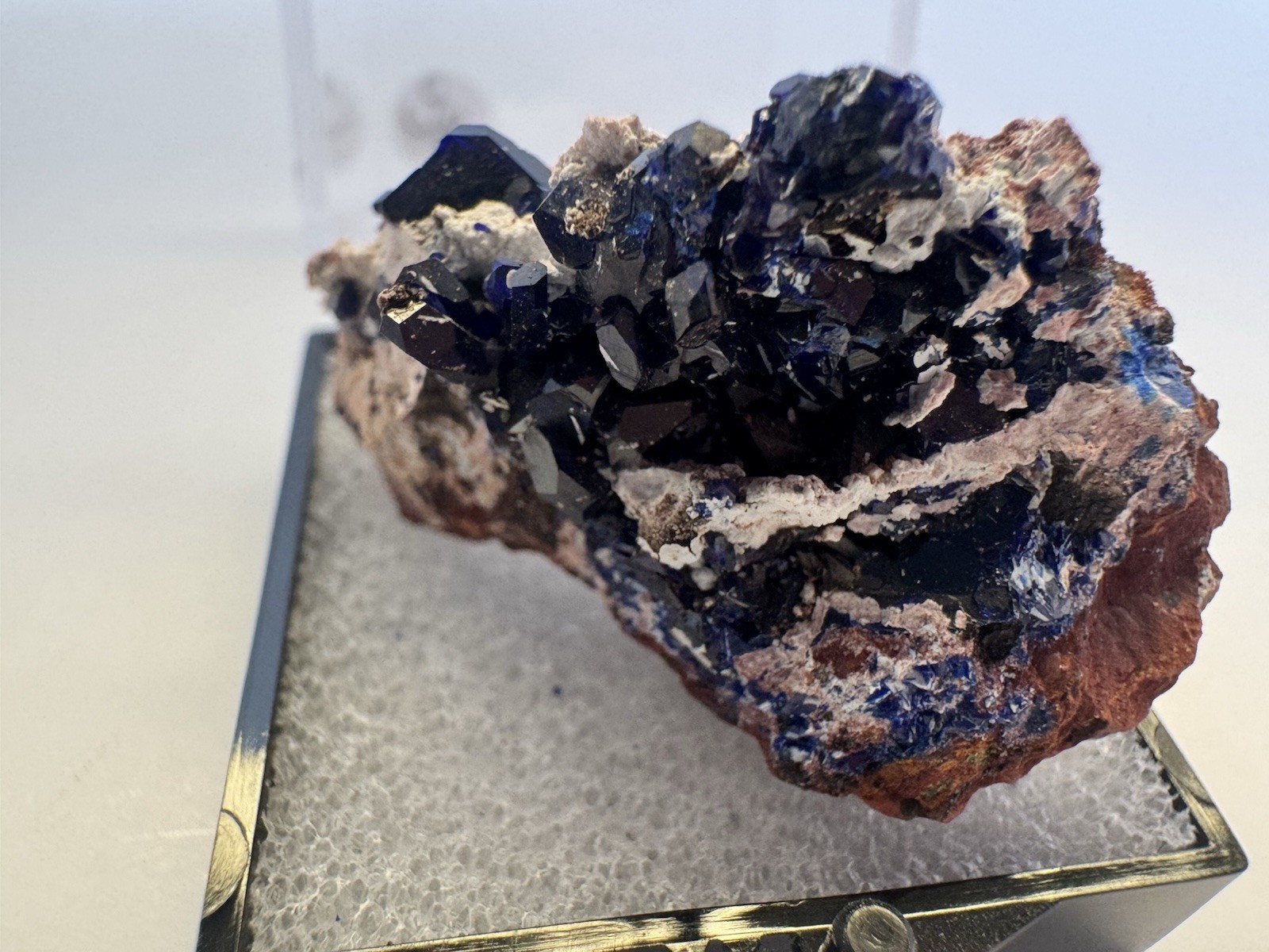 Morenci Azurite Thumbnail, Excellent Color, Glassy Luster, Thumbnail
