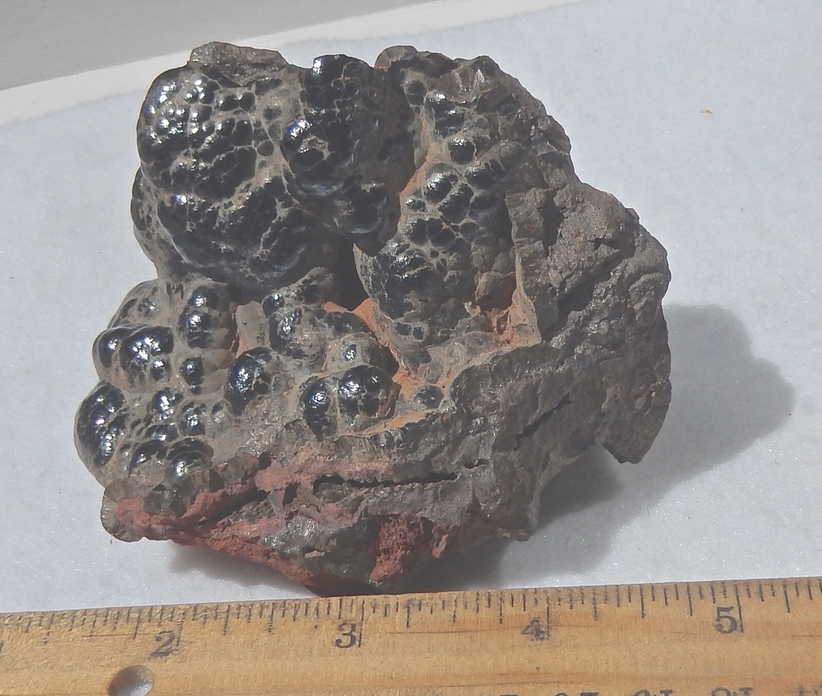 HEMATITE KIDNEY ORE FINE GRADE NATURAL BOTRYOIDAL SPECIMEN 1.26 LBS-572 GRAMS