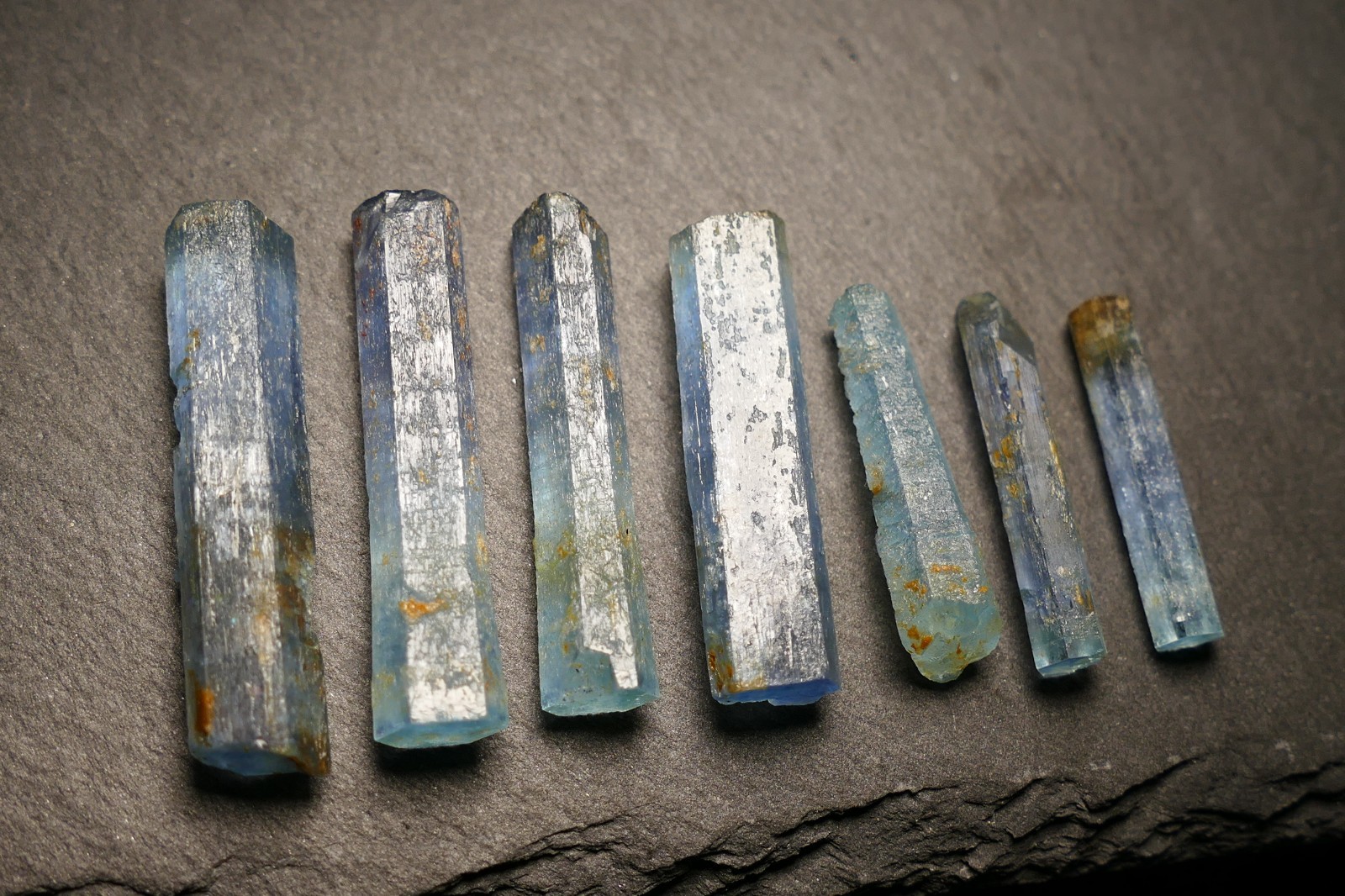 Well formed Natural Aquamarine Crystals 2.02