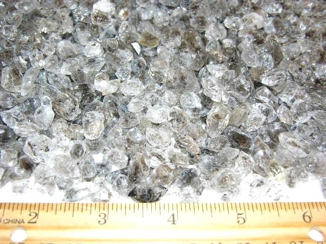 Quartz crystals double terminated crystals smaller Tibet 1/2 pound 50+ crystals