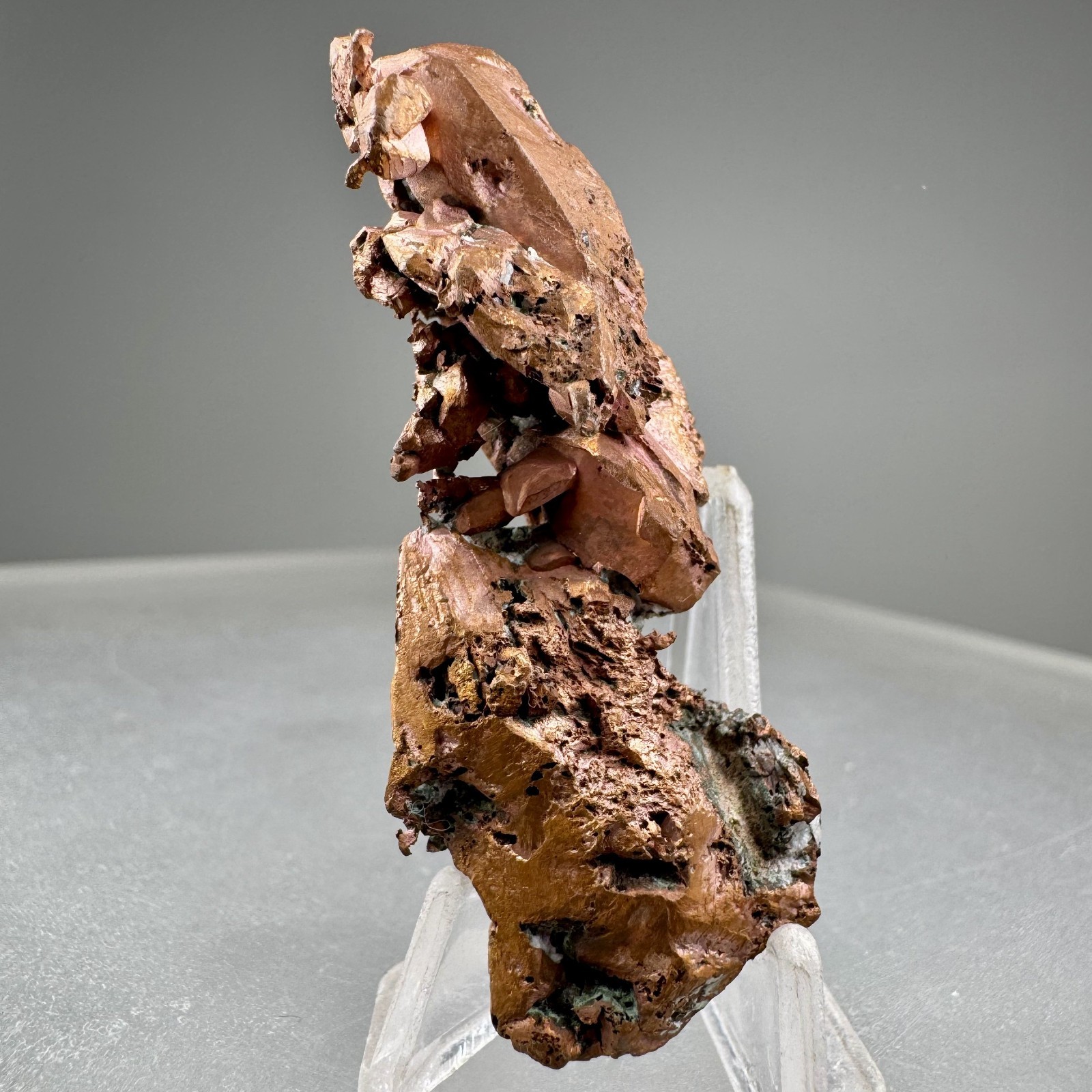 Fine Sharp Copper Crystals: No. 2 shaft, Centennial Mine, Houghton Co., Michigan