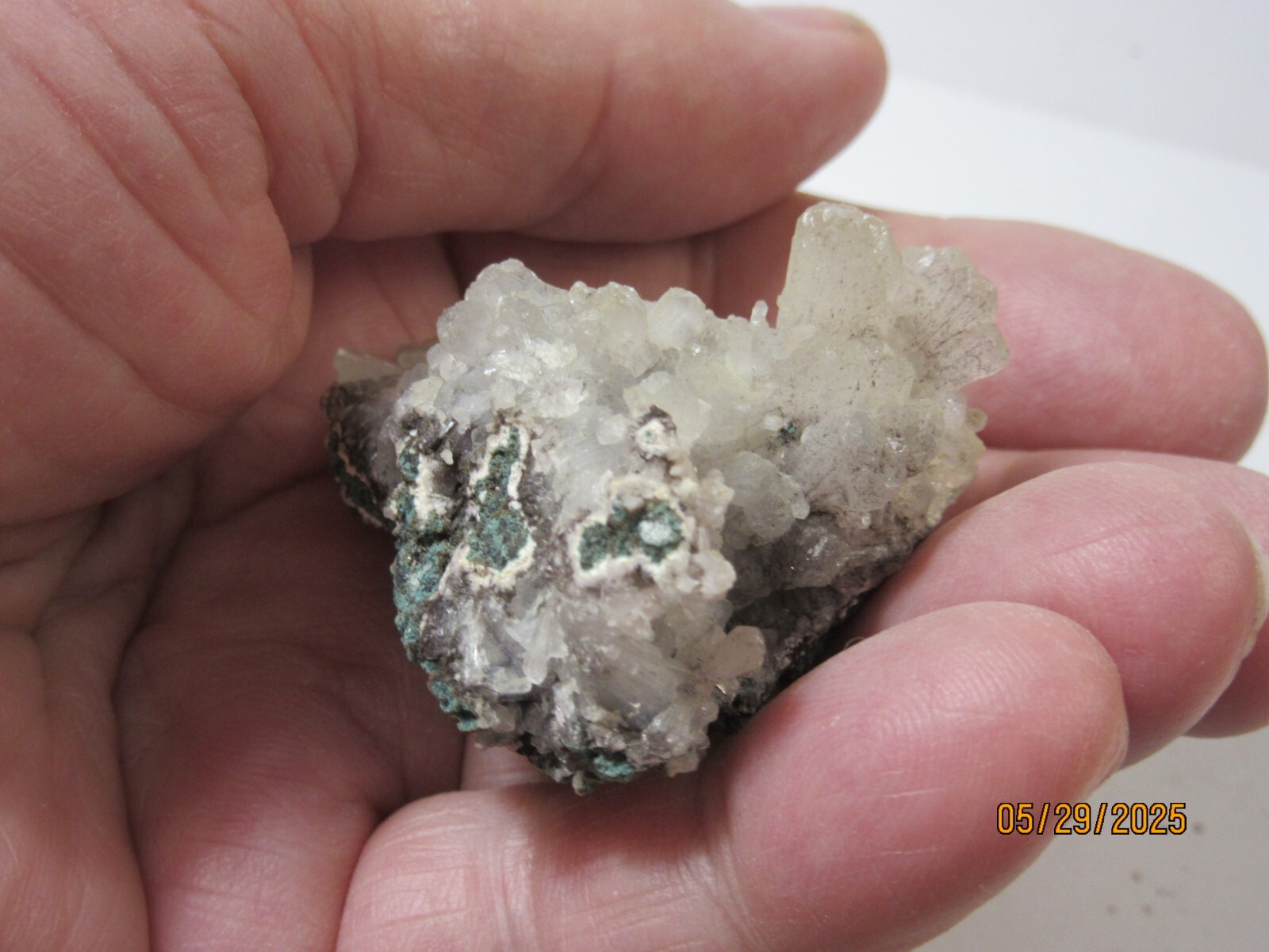 Dark Apophyllite Cluster Zeolite on Matrix 1 7/8″ Collectible DACZMC-174