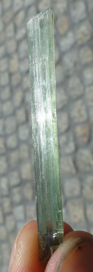 2-3/8″ Unique Green Color – Gem TOURMALINE – DRAVITE – Mwajanga, Tanzania !