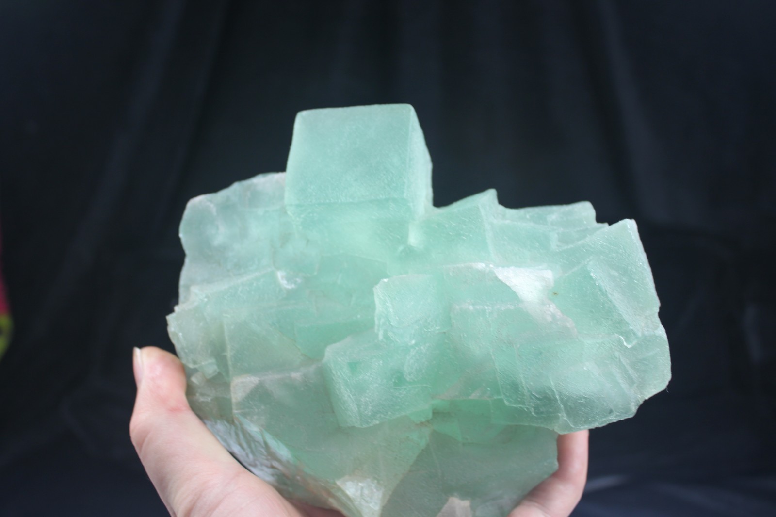 4lbs Big Museum Quality Green Fluorite Mineral Specimen
