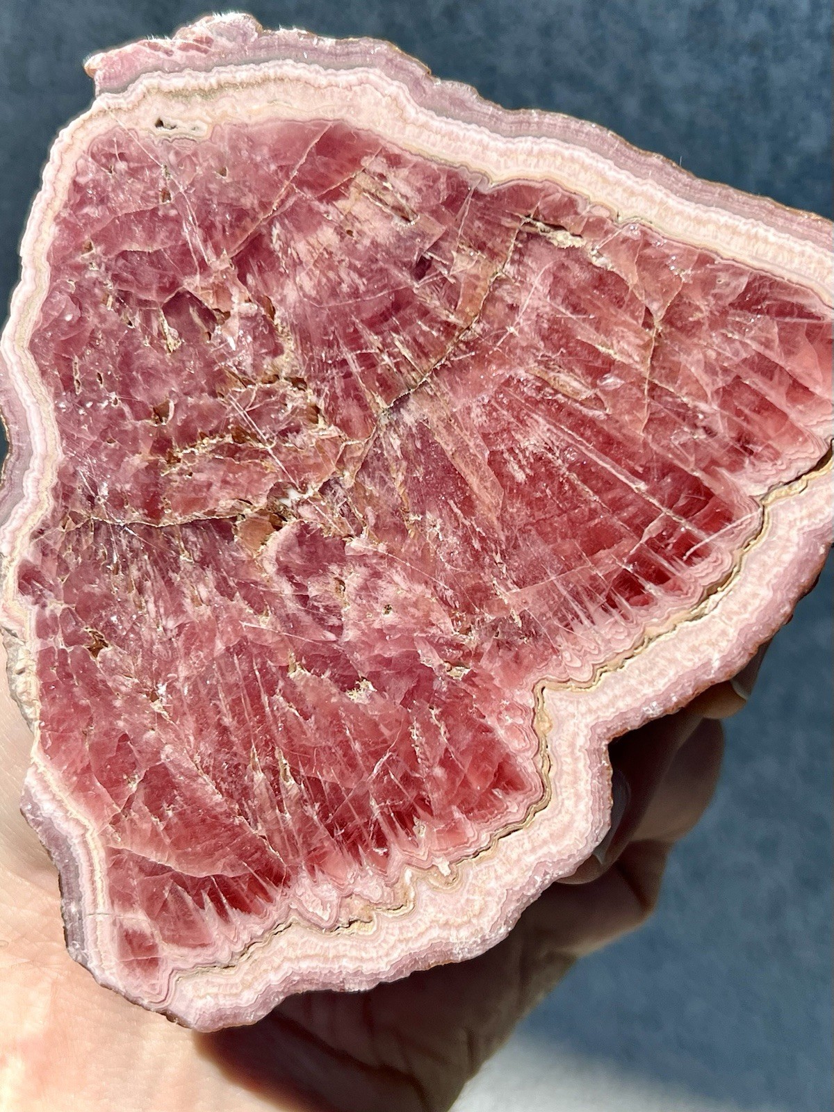 2.0 Pound: Rhodochrosite Radial Scalenohedral Ortiz Crystal Capillitas Argentina