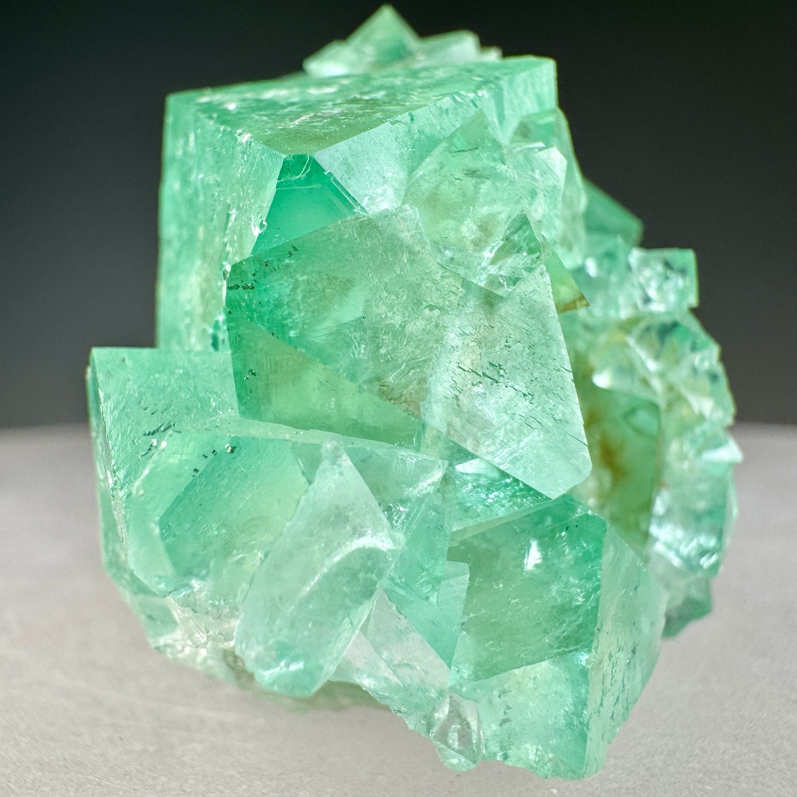 Fine Fluorite Crystals: Riemvasmaak, Northern Cape Province, South Africa