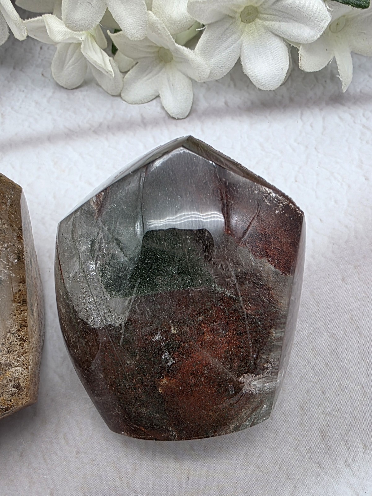 Garden Quartz Freeform Wholesale Lot 4 Pieces, Hand Carved And Polished 1+ Pound