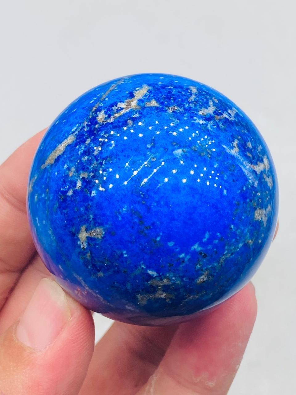 Lapis Lazuli Sphere Royal Blue Healing Crystal Premium Quality Gemstone