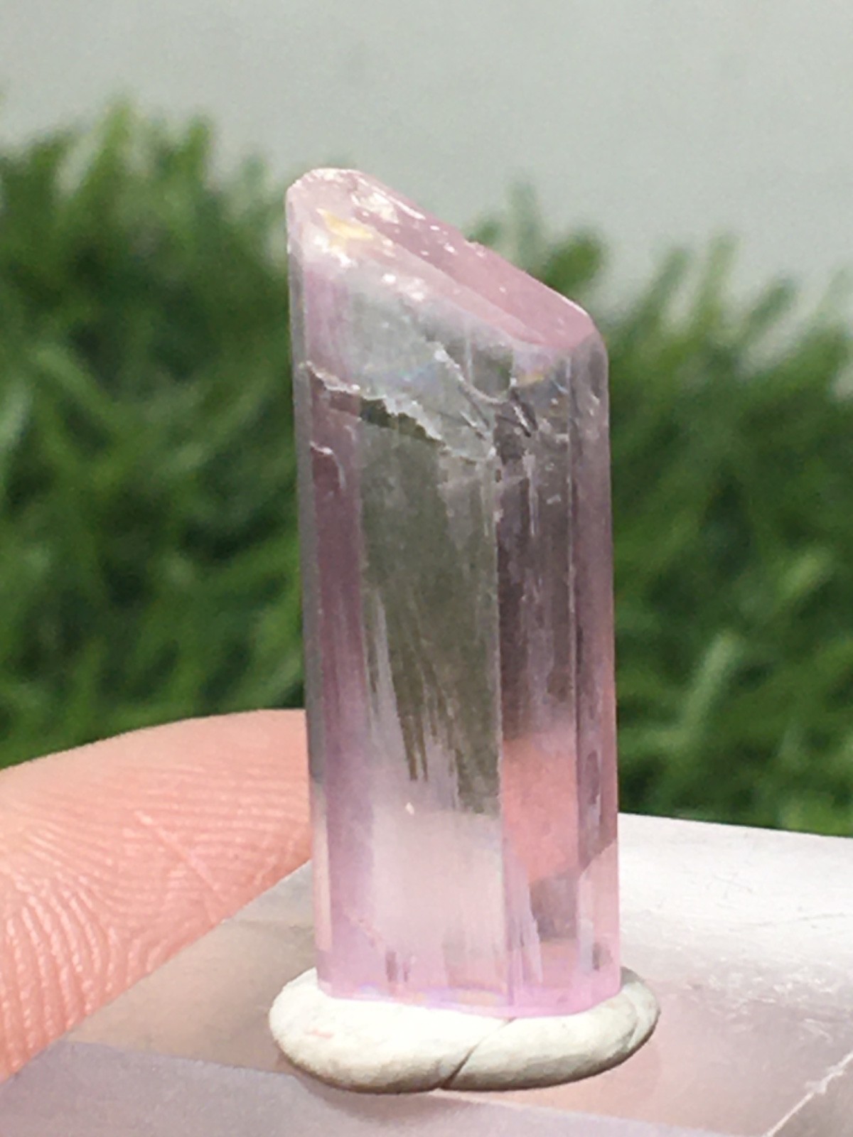 9.80 Carats AMAZING NATURAL POLISHED KUNZITE CRYSTAL FROM AFGHANISTAN (77zb)