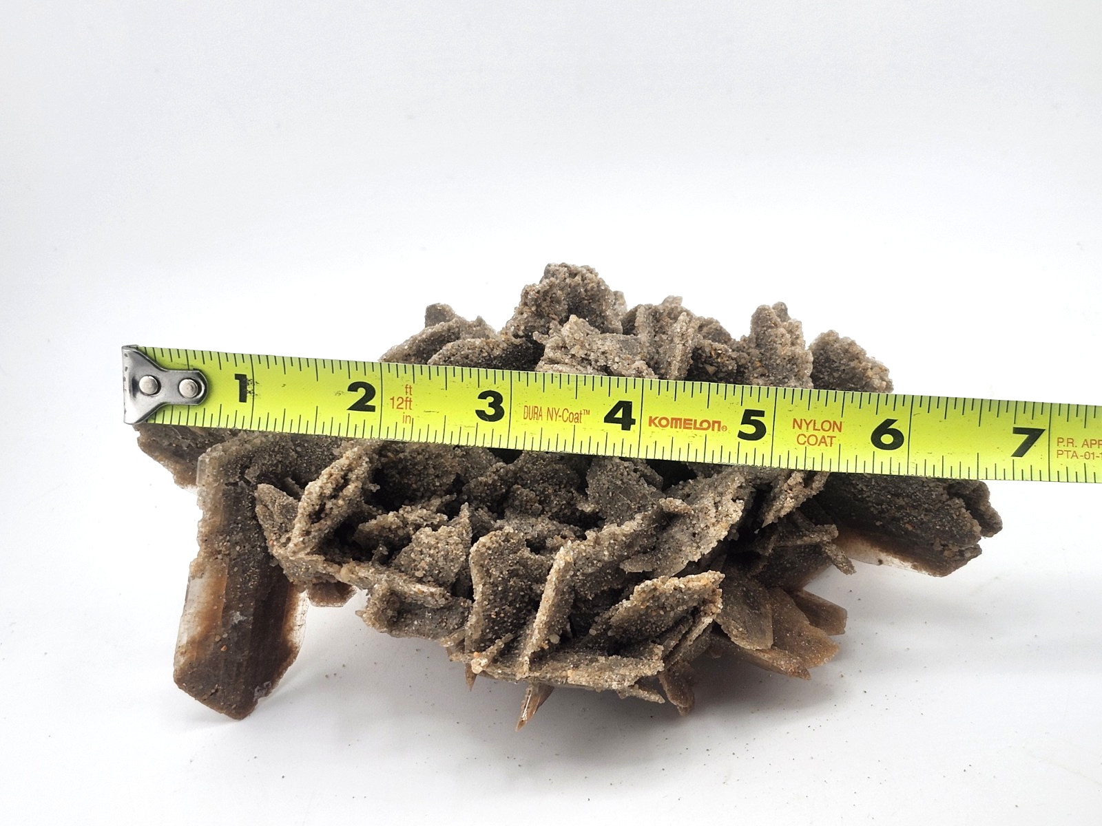 Hourglass Selenite Gypsum Crystal Cluster Oklahoma Old Stock 410 Grams