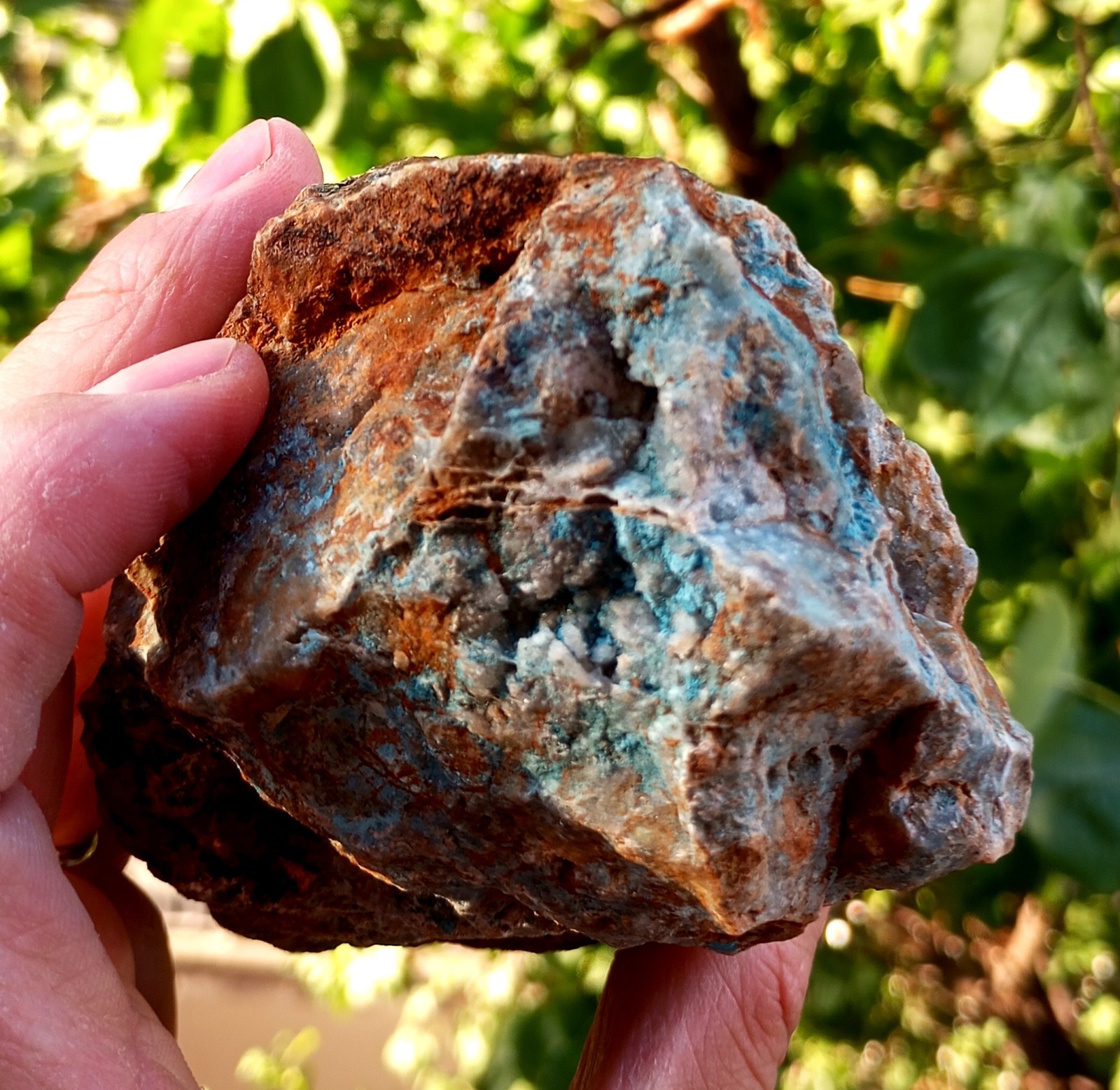 Gorgeous Colors Blue Laterite Cobalt Ore