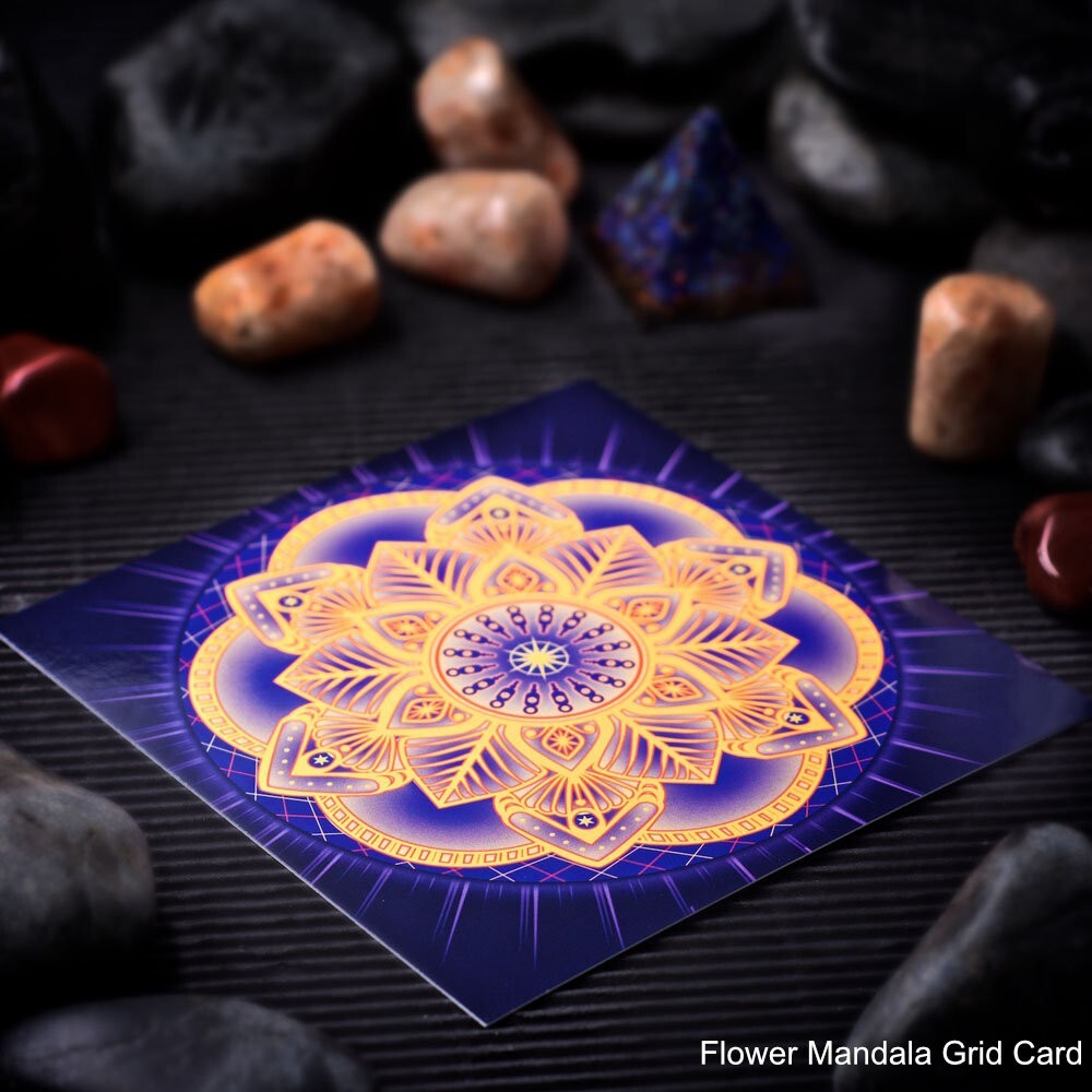 HSFY: Psychic Gifts Mini Crystal Grid Set – Bloodstone, Amazonite & Prehnite