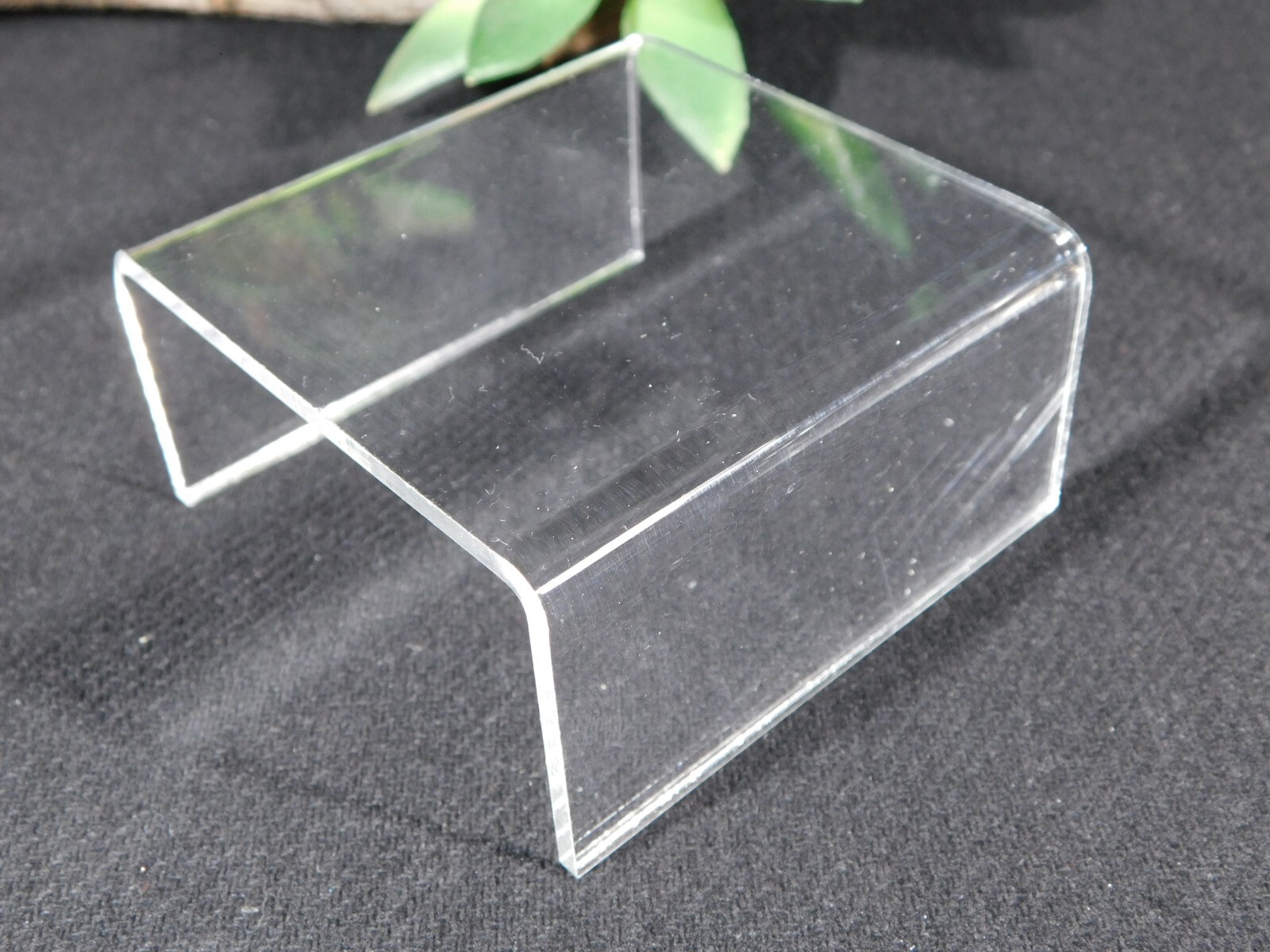 Display Stand Riser Type Short Small Size Clear Lucite