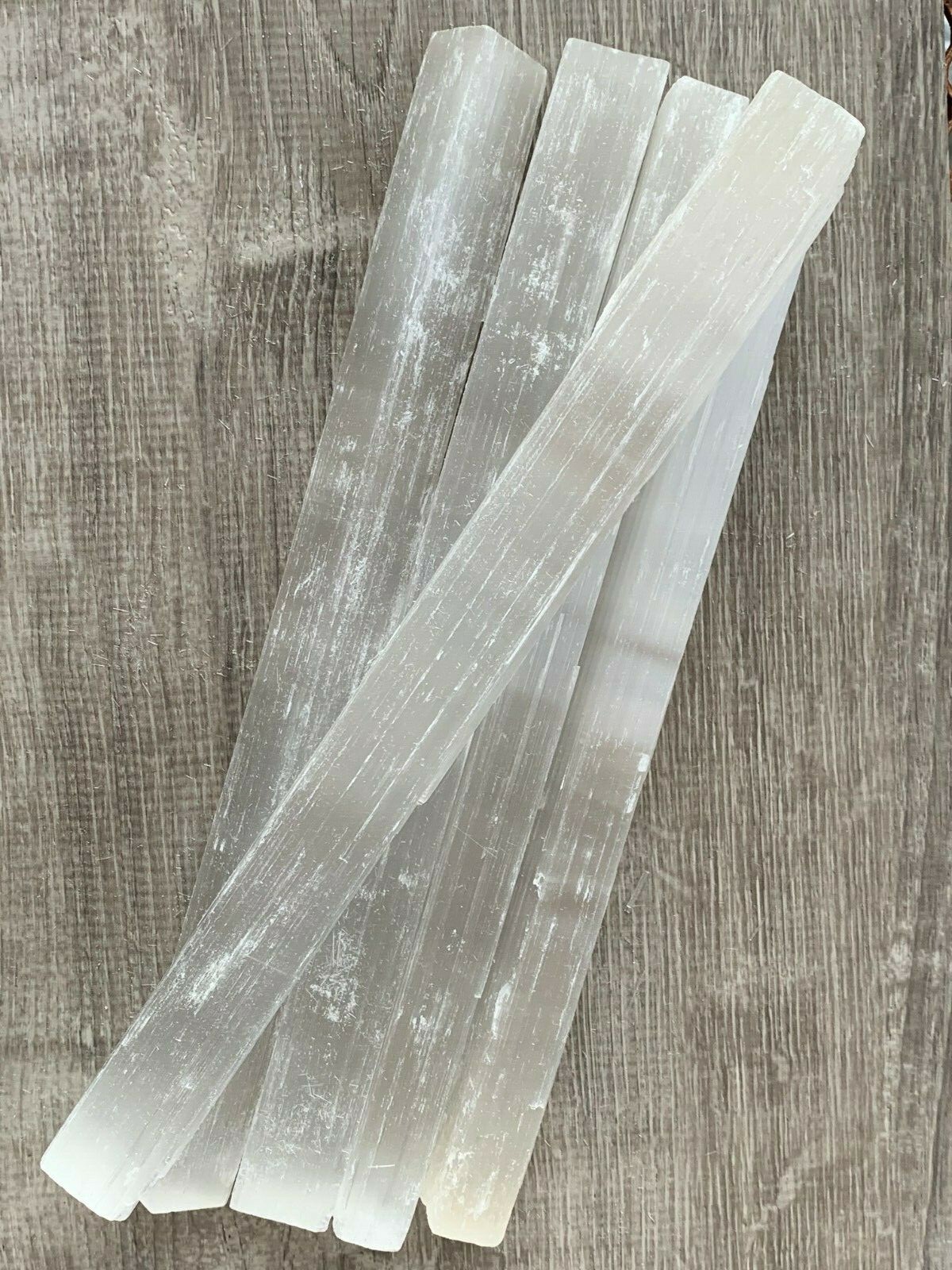 9-10″ Selenite Long Sticks, Bar, Wand, White Healing Stone, Wholesale Bulk Lot