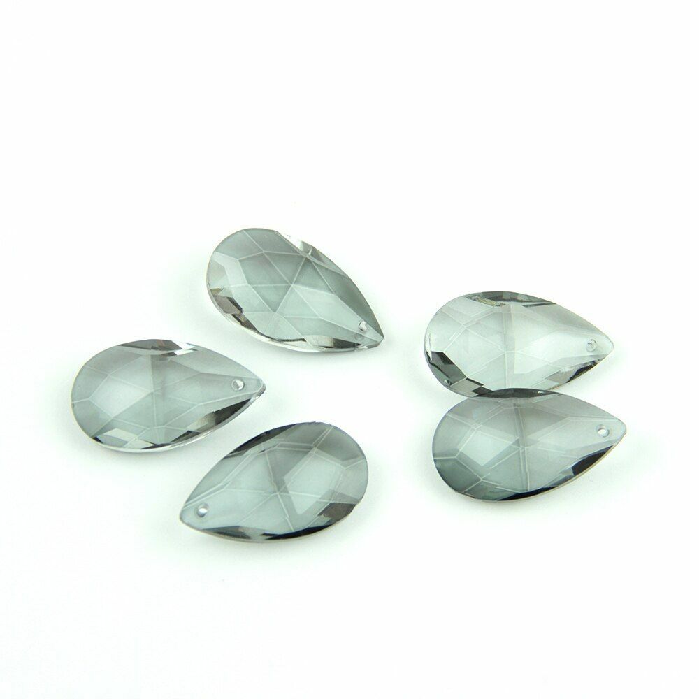 Colored Lighting Teardrop Crystal Glass Prism Chandelier Spare Parts Accessories