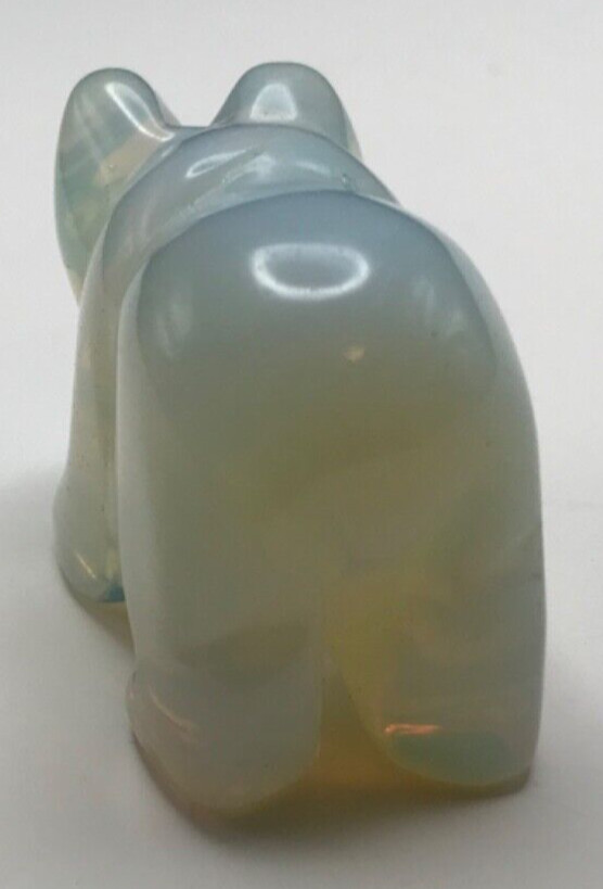 Natural Opalite Bear Crystal Figurine Home Decoration Mineral Specimen