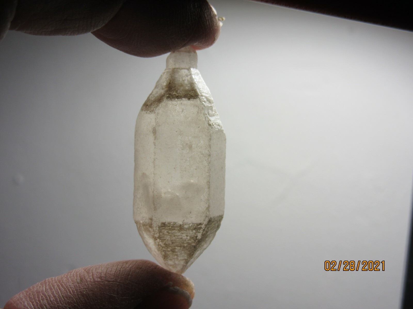 Tibetan SCEPTER Quartz DBL Term 1 11/16″ Natural Rough Healing 10.6g SQT-2