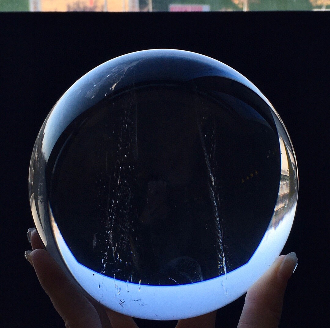 6.6LB Top Natural Clear Quartz Sphere Crystal Ball Reiki Meditation Gems Gifts