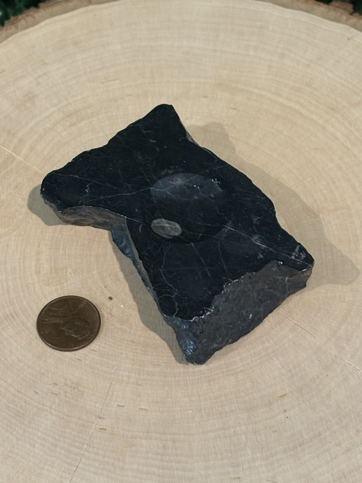 Black Marble Sphere Stand No Crystal Included