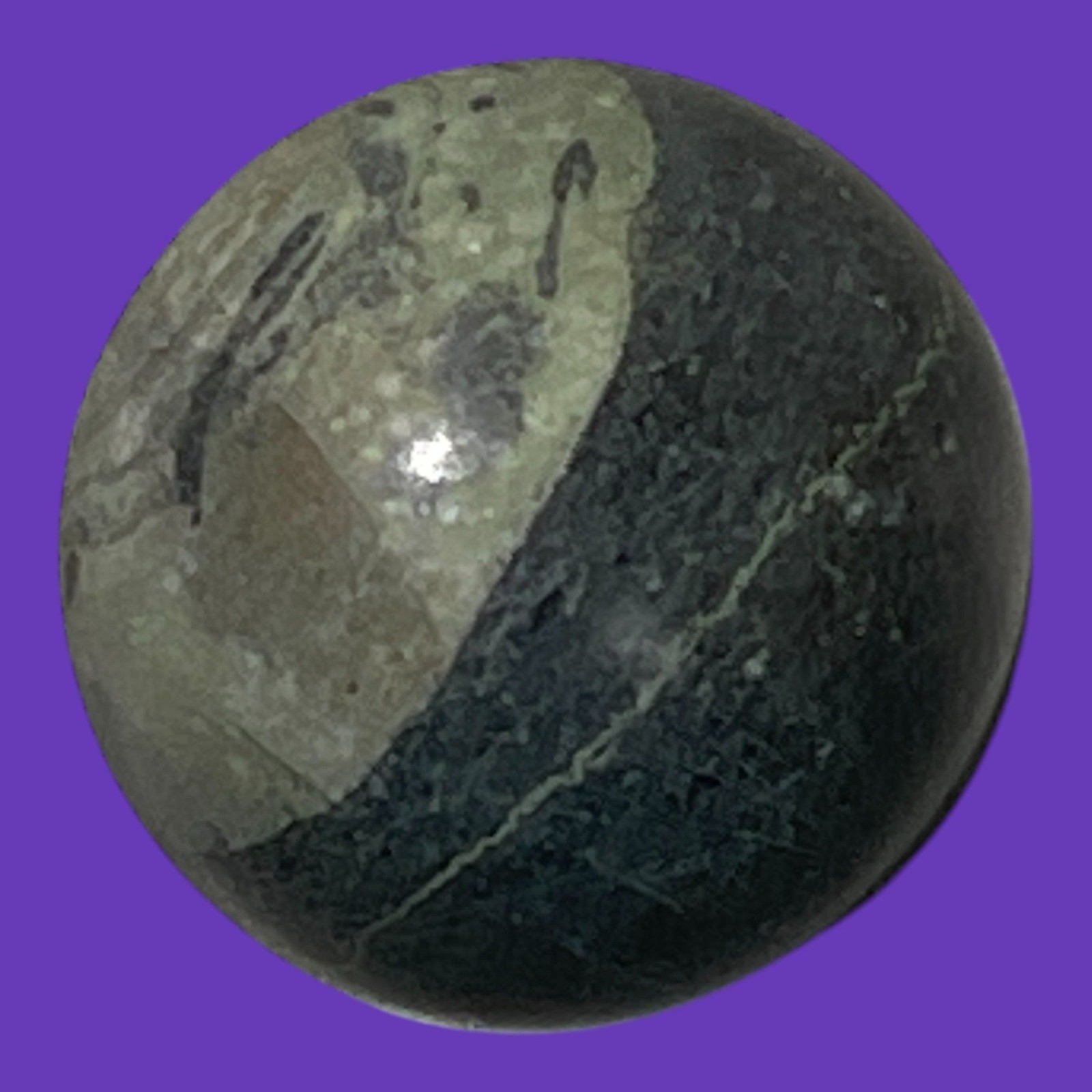 7 Polished Gemstone Spheres Mixed Marbles Onyx Quartz Decorative Balls 1″