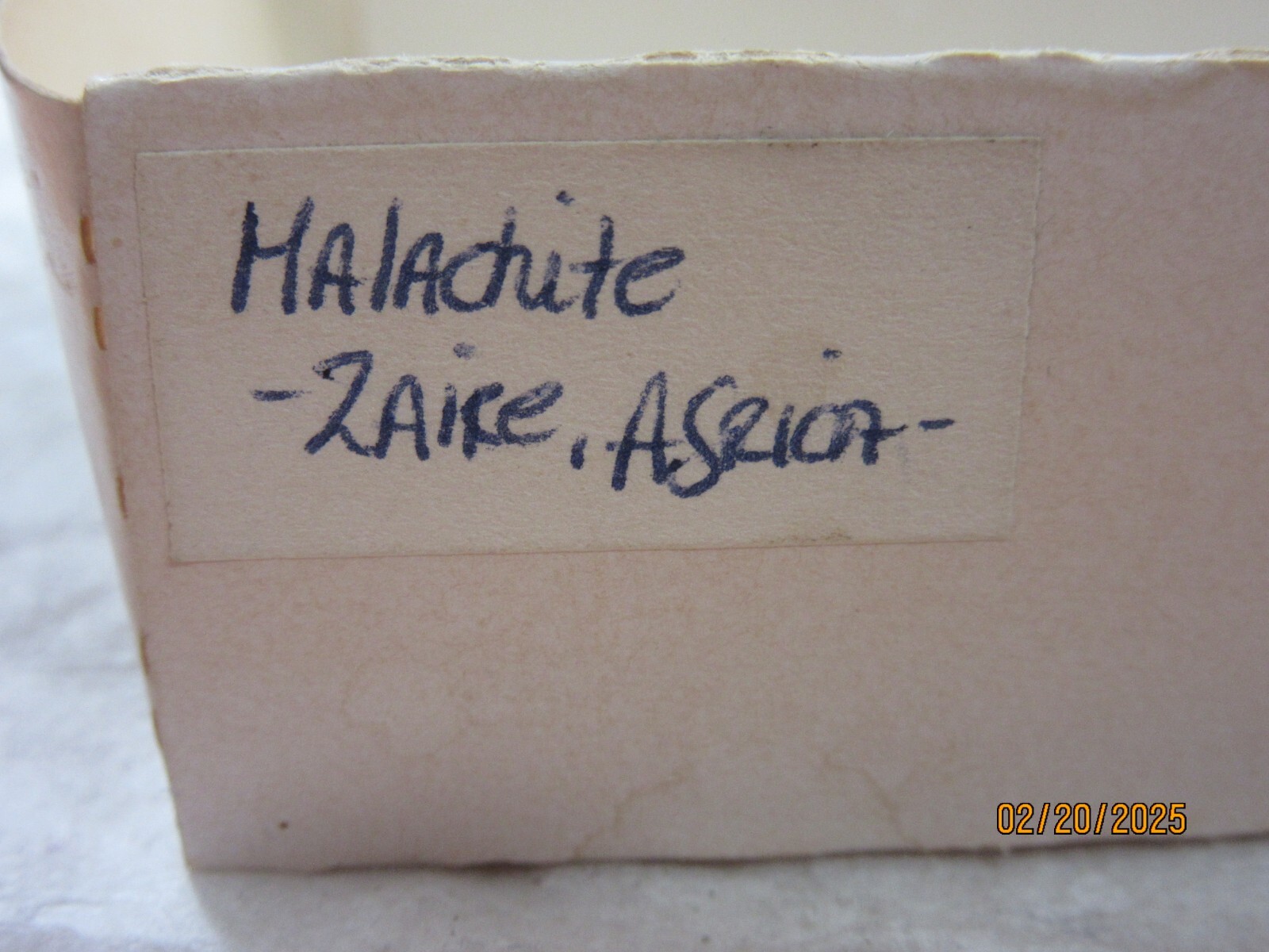 Green Malachite Mineral Nodule Zaire Africa 1 5/8″ Collectible GMNCZA-15s