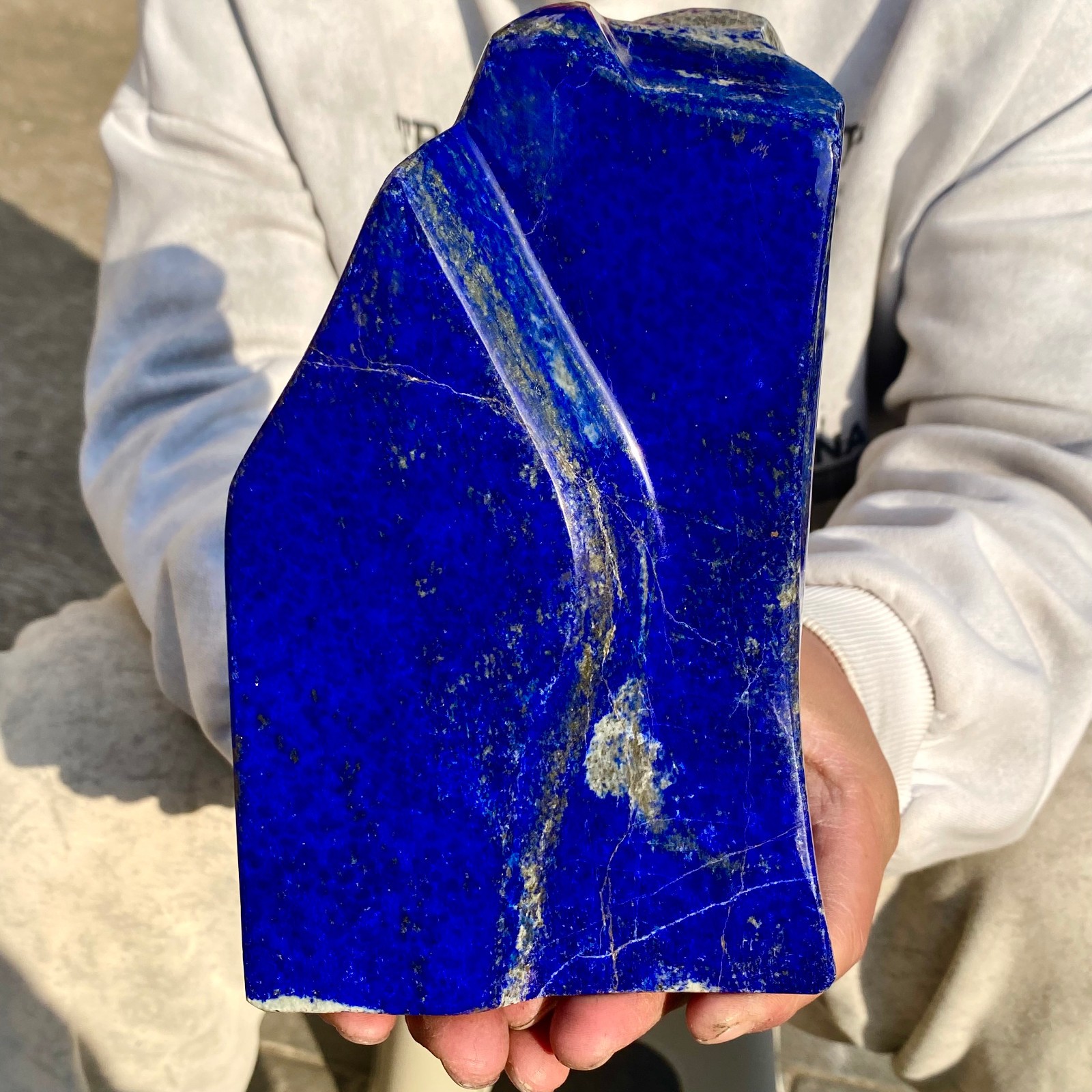7.3LB Natural Stone Lapis Lazuli Freeform Polished Crystal Mineral Specimen