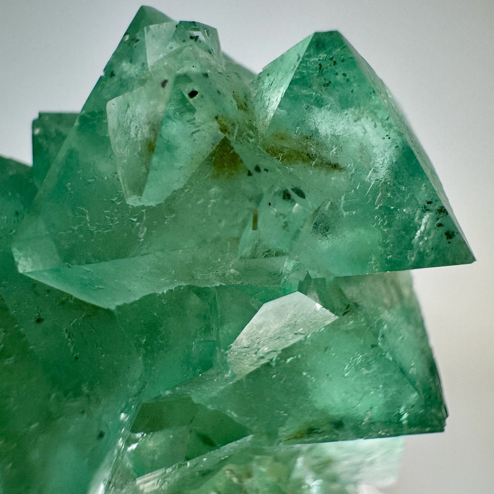 Fine Fluorite Crystals: Riemvasmaak, Northern Cape Province, South Africa