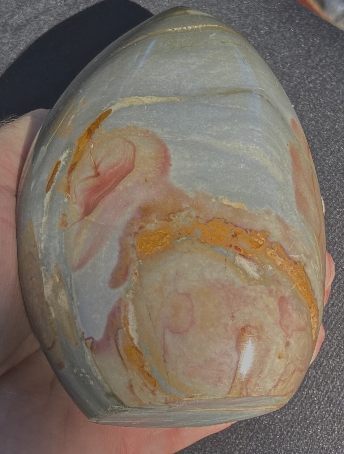 Ocean Jasper Big Self Standing Polished Polly Chrome Variety 696 Grams 24.6 Oz