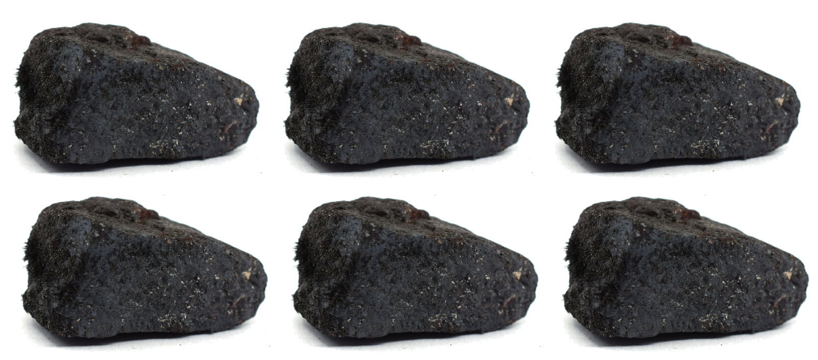 6PK Raw Lodestone Rock Specimens, 1″ – Geologist Selected Samples – Eisco Labs