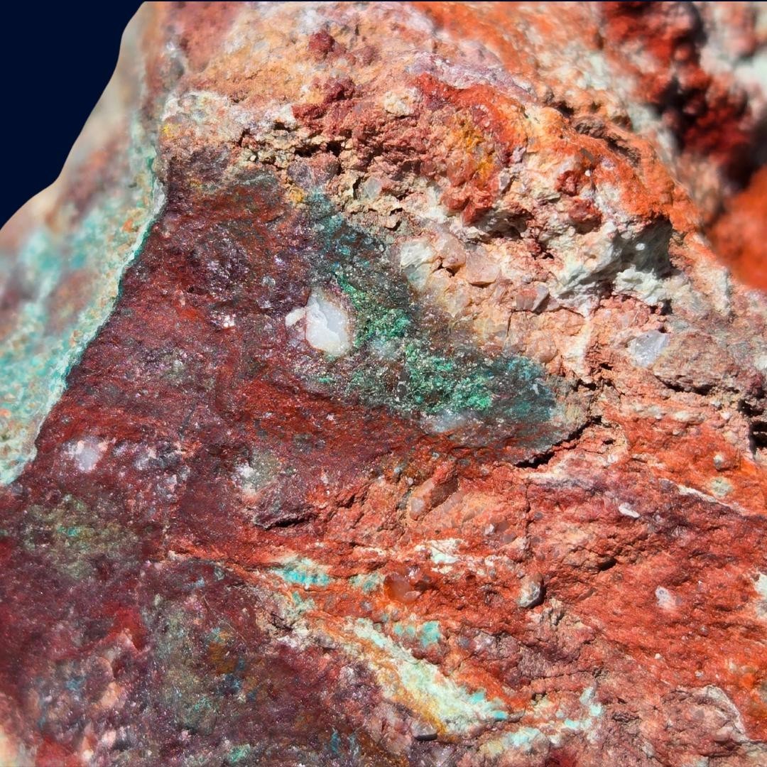 Blue Basin Mine Chrysocolla Copper Ore 302g Nevada Quartz Display Specimen