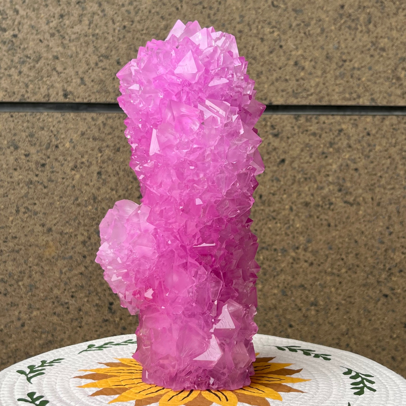 6.2 lb Alum Crystal Cluster Sharp Point Tower Formation Specimen