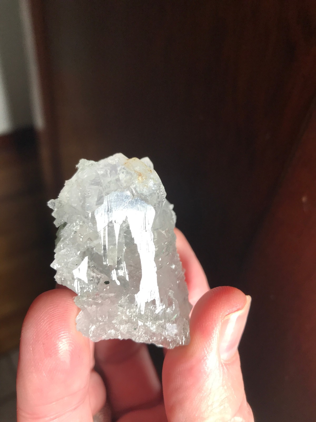 Quartz, skeletal “iceberg”, floater crystal, Auernig, Mallnitz, Austria