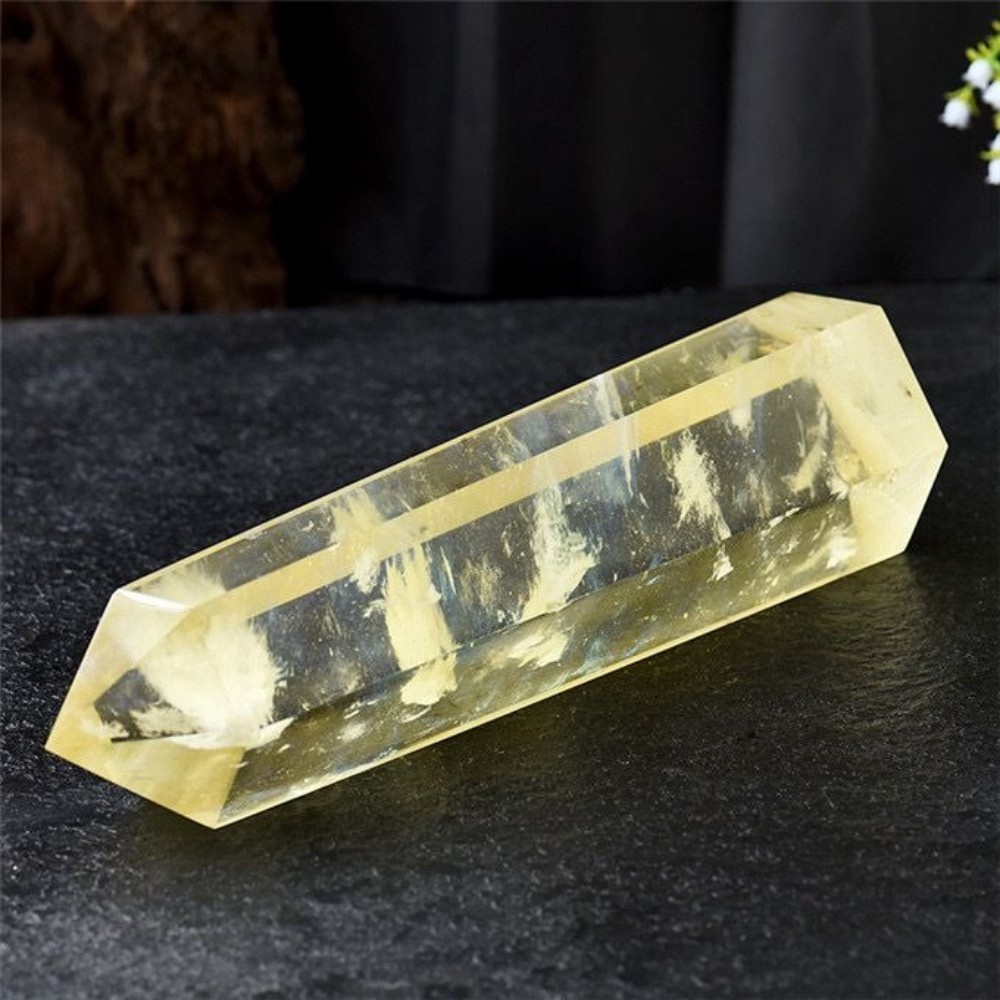 Large Natural Citrine Quartz Healing Big Crystal Jumbo Tower Point Wand Obelisk