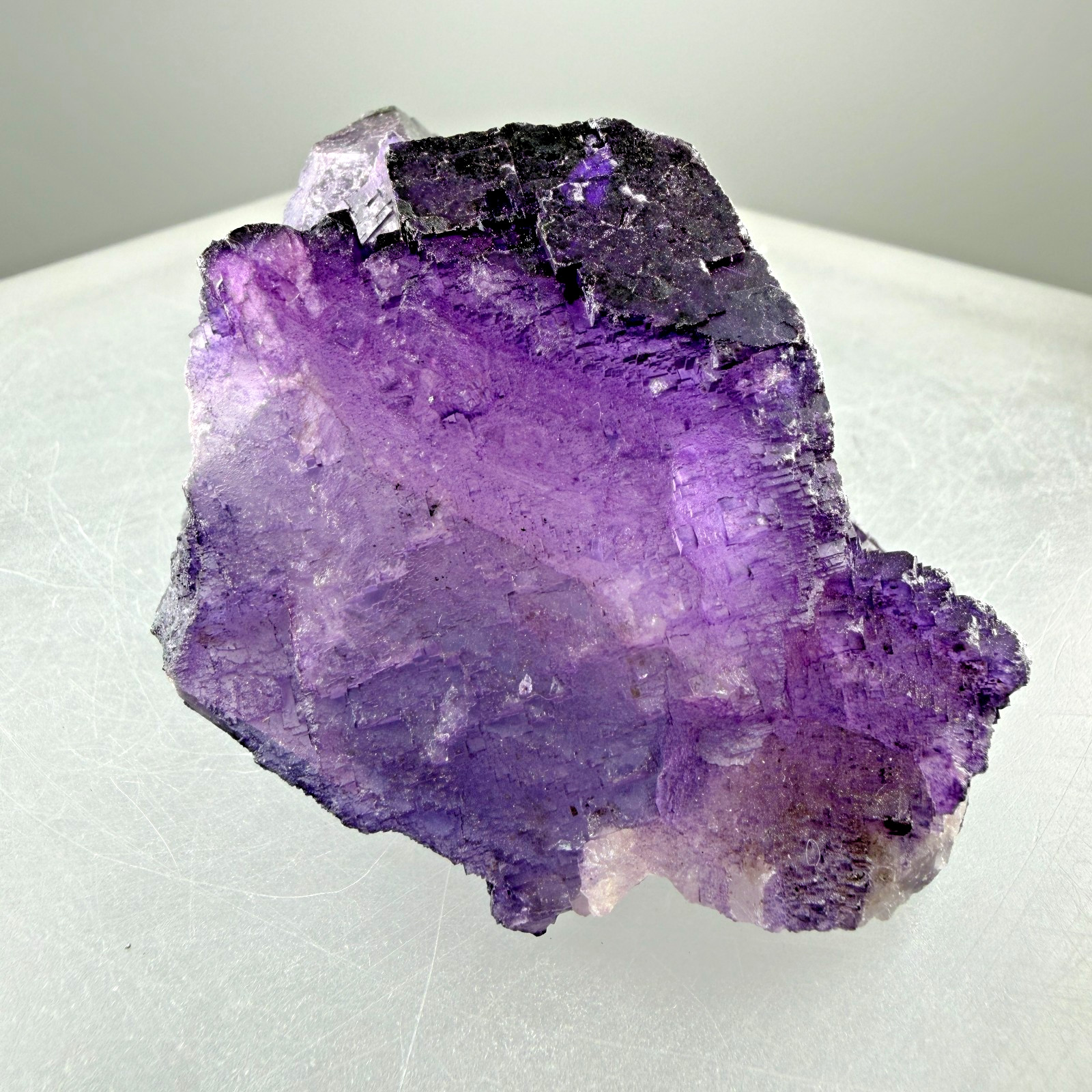 Purple Fluorite Crystals: Illinois-Kentucky Fluorspar Dist., Hardin Co. Illinois