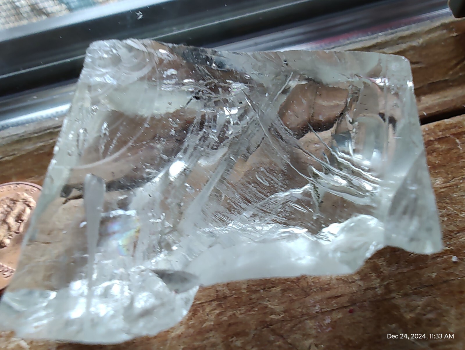 Andara opaque Crystal Spiritual Healing monatomic REIKI 34gr