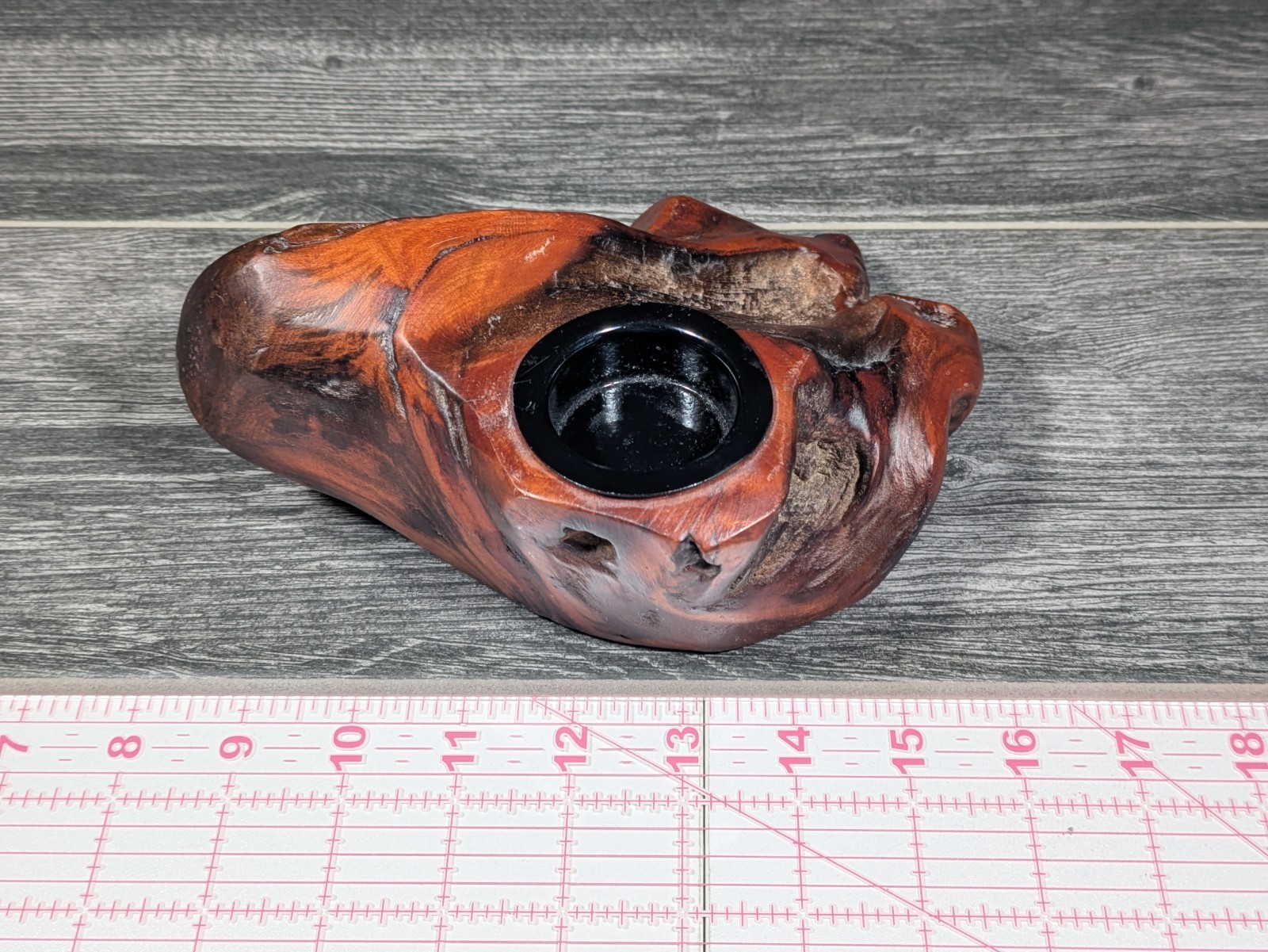 Wood Sphere Holder Stand Display