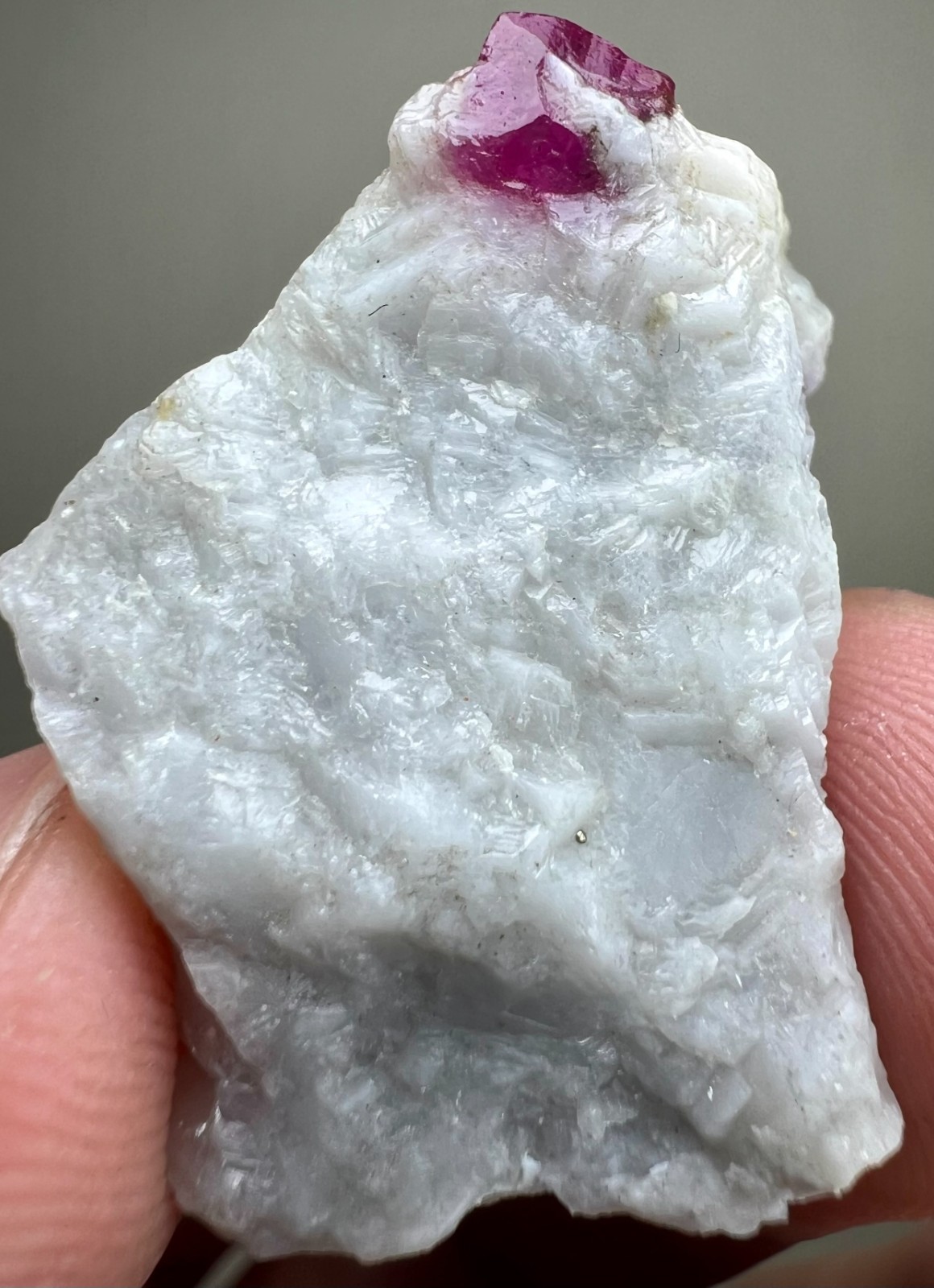 22 CT , Natural Pigeon Blood Ruby Crystal on matrix From Jegdalek Afghanistan