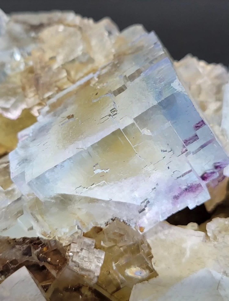 Blue Ice Large Illinois Fluorite Minerva No.1 Mine