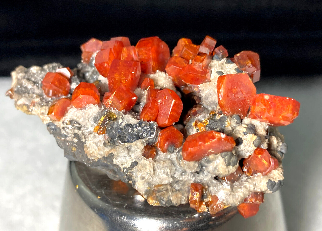 VANADINITE CRYSTALS ON MATRIX – 2 3/8 inches long
