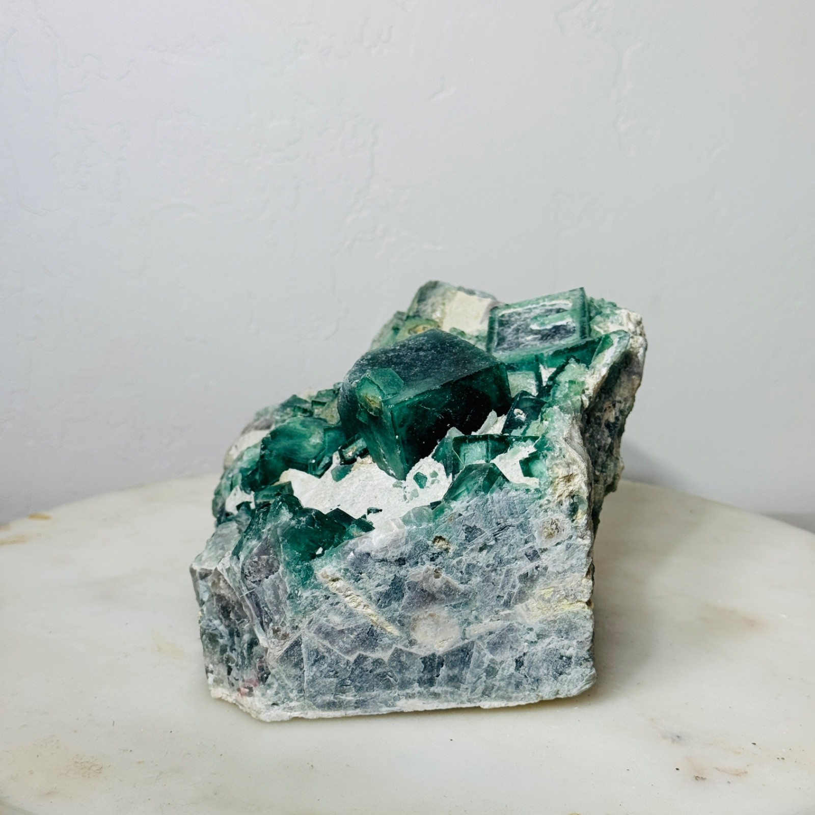 Raw Natural Large Fluorite Cluster – Green Crystal Specimen Decor | 9.8 lb