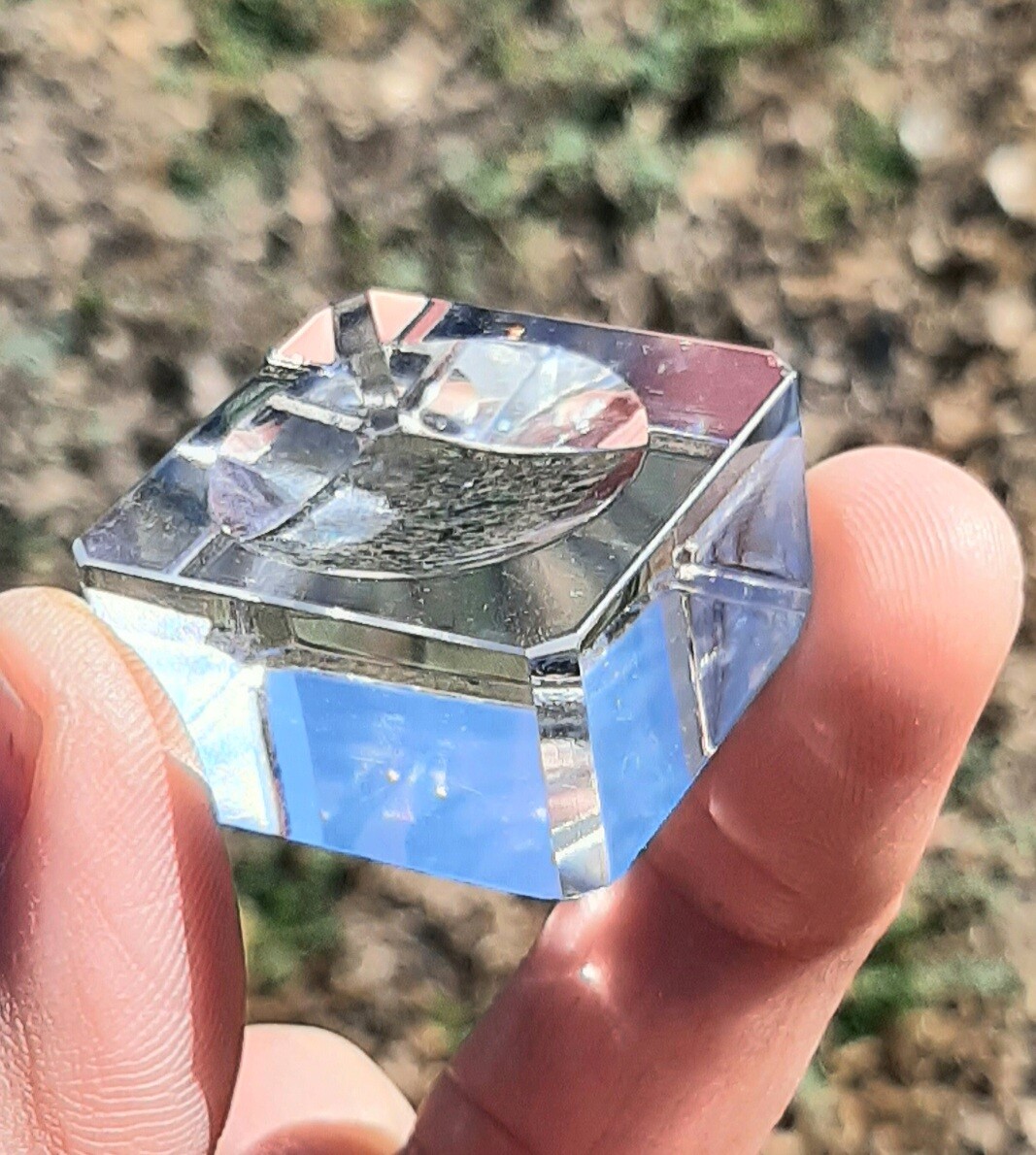 3 pcs of Clear Crystal Display Stand Base For Crystal Ball size 40-60mm/70-90mm