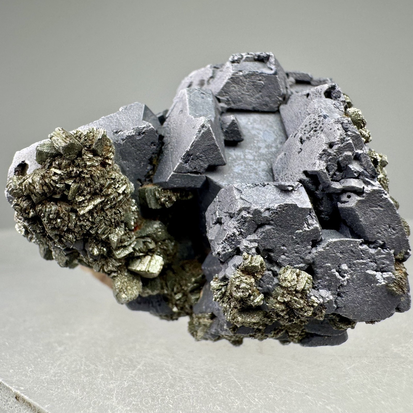Galena, Marcasite: Picher Field, Tri-State Mining District, USA