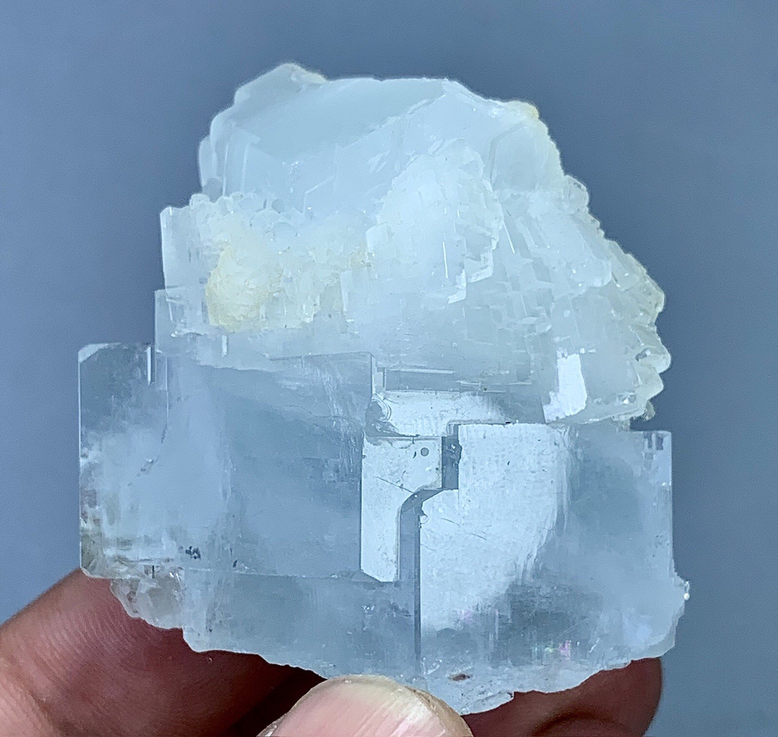 355 Carats Aquamarine Crystal Cluster From Pakistan.